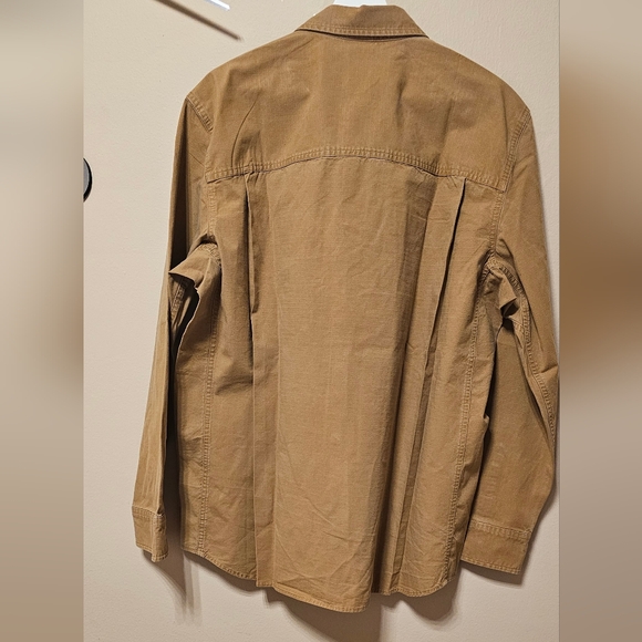 The North Face Men’s Size XL Tan Beige Battlement Long Sleeve Utility Shirt  V-G - Picture 4 of 11